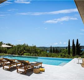 6 Bedroom Villa with Heated Infinity Pool and Sea Views in Orašac, Dubrovnik Riviera, sleeps 10-12